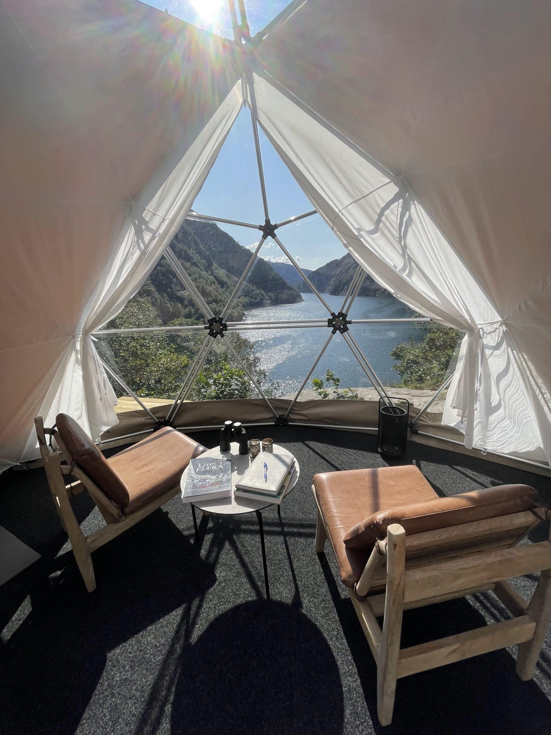 glamping med utsikt