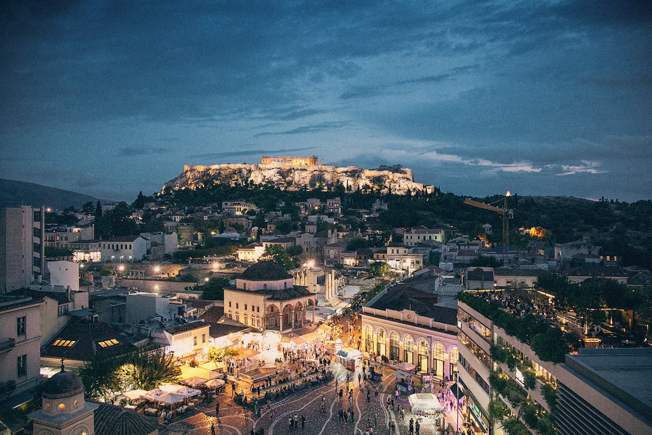athen by night