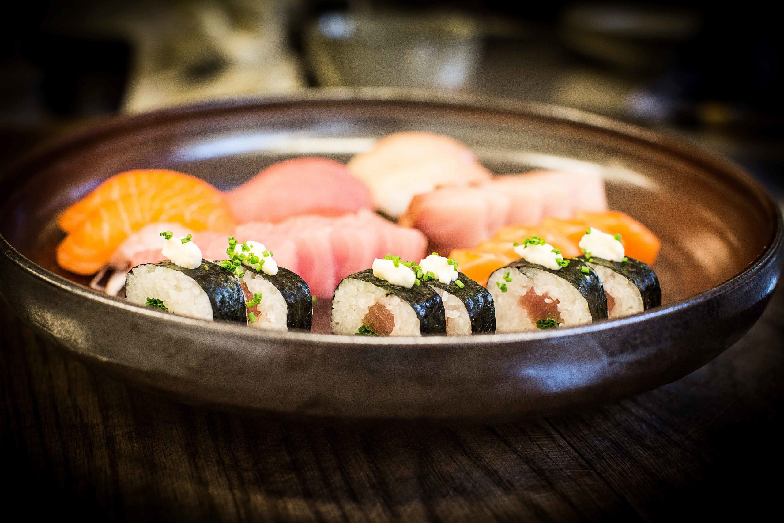 Japanskinspirert gastronomi med nordiske råvarer.